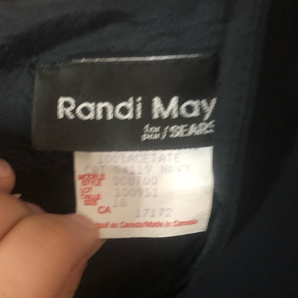 Navy Vintage Dress - Picture 5 of 5